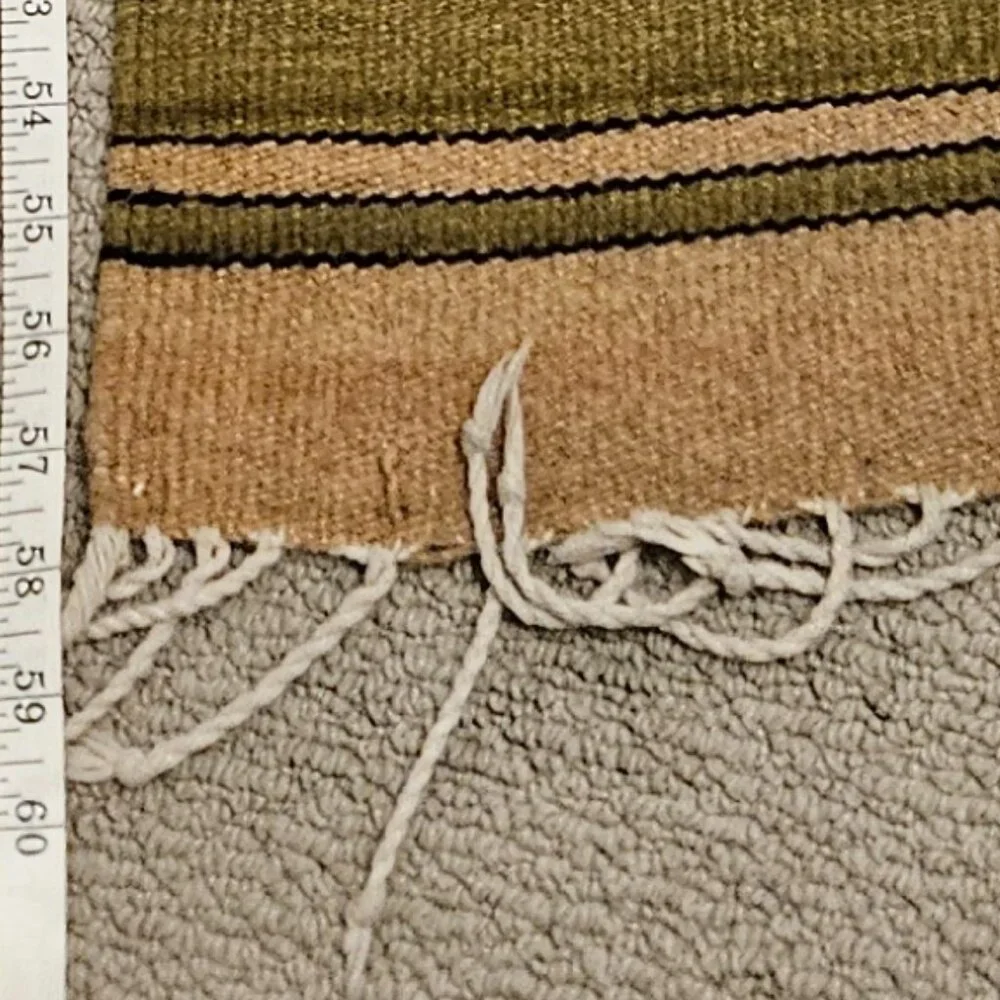 Handwoven Zapotec Wool Accent / Runner Rug 28
